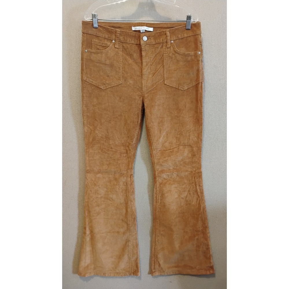 Celebrity Pink Size 15/32 Bell Bottom Flare Brown Retro 70's Corduroy Pants